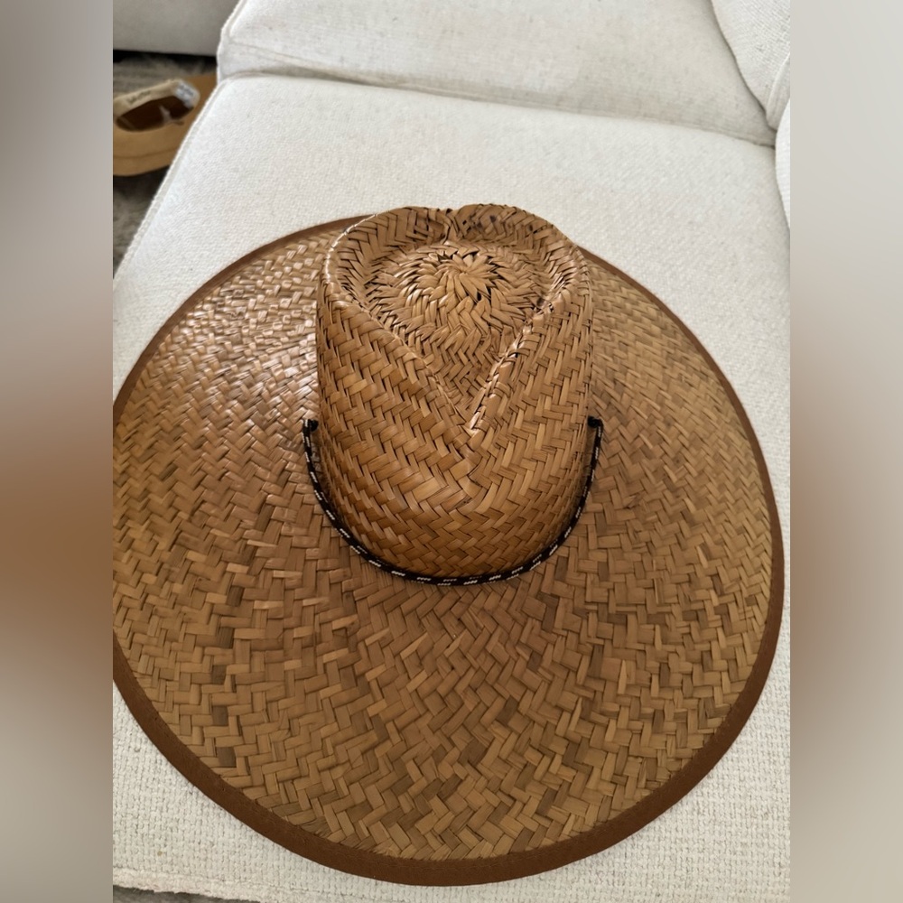 Free People Heart Crown Wide Brim Lifeguard Hat NWT - Picture 5 of 7